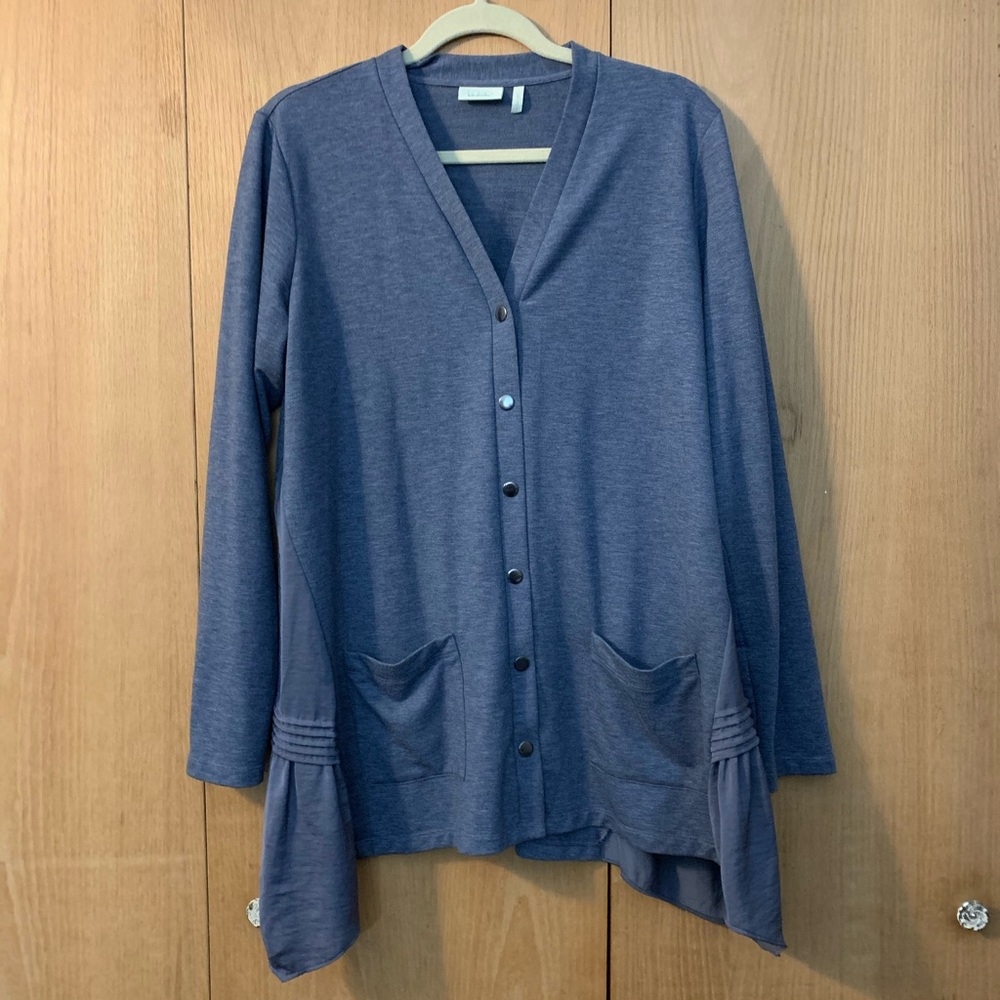 Logo lounge ruffle sweater